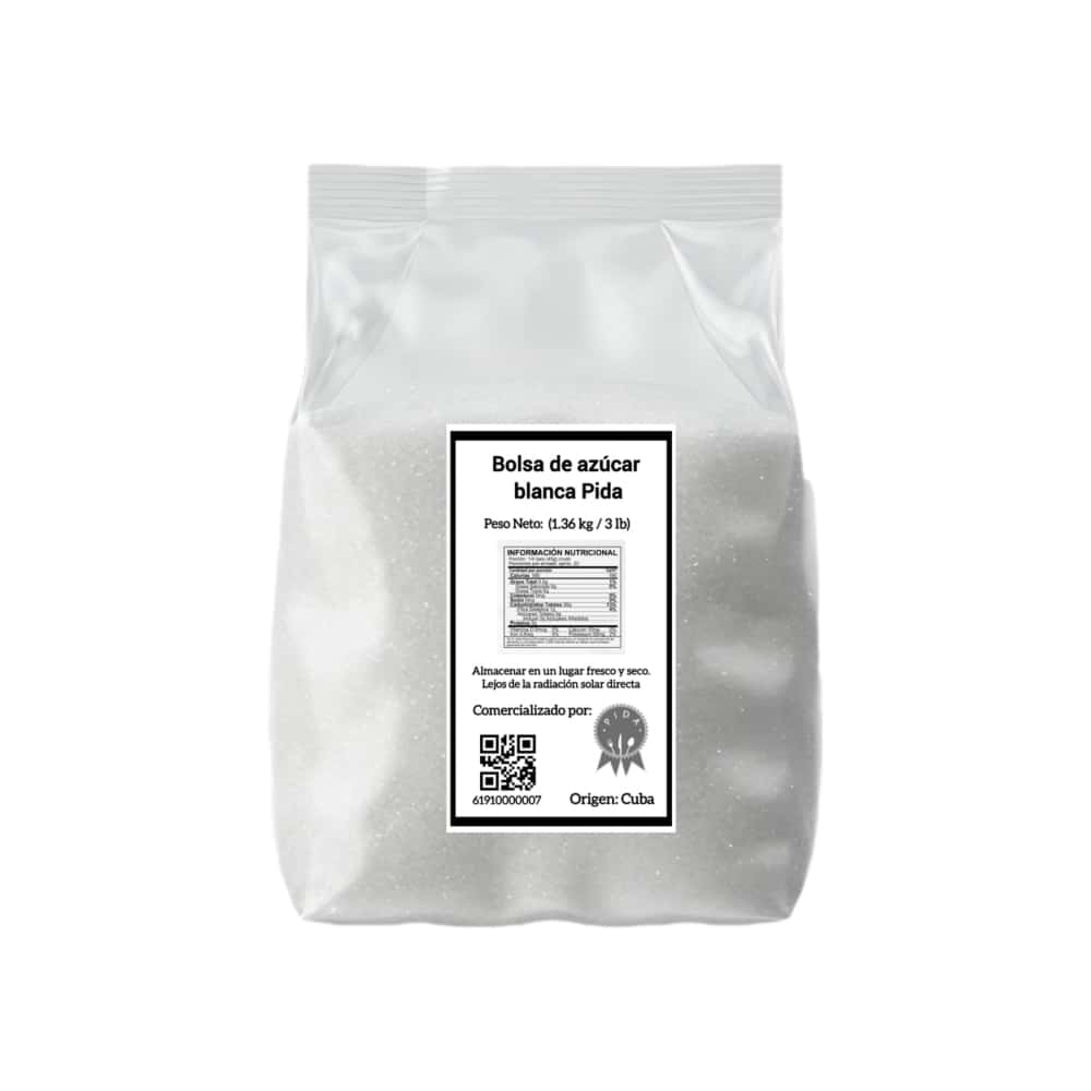 Azúcar blanca Pida (1.36 kg / 3 lb) - Miniatura 1