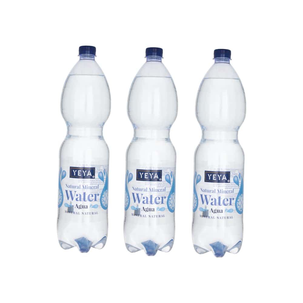 Agua mineral natural YEYA (3 x 1500 ml) - Miniatura 1