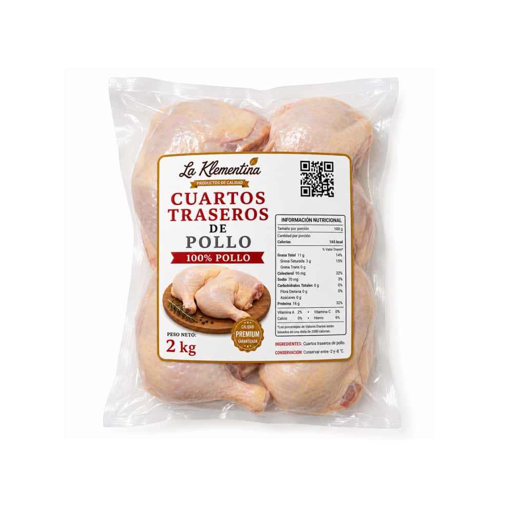 Cuartos traseros de pollo La Klementina (2 kg / 4.4 lb) - Miniatura 1
