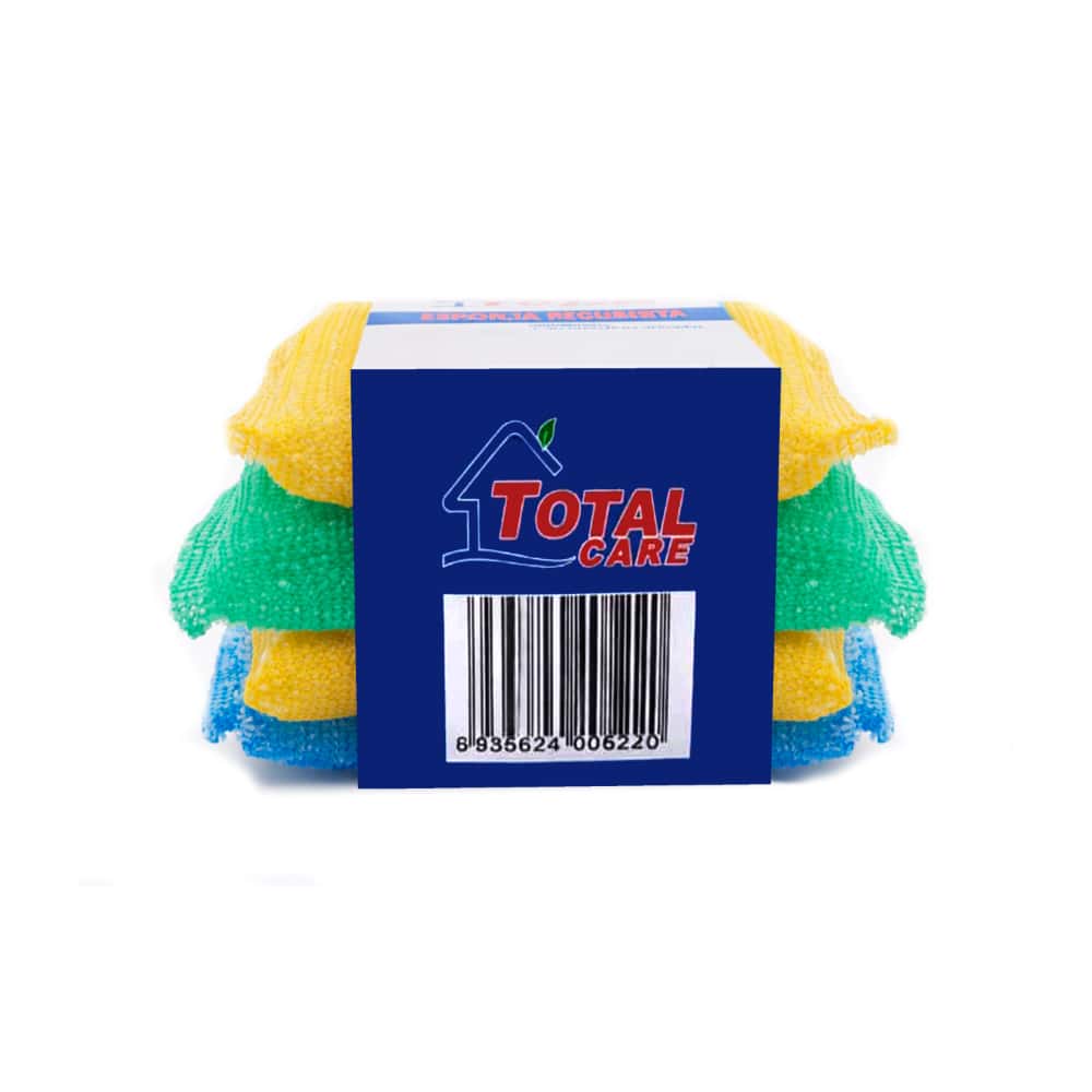 Esponja recubierta multifuncional Total Care (4 U) - Miniatura 7