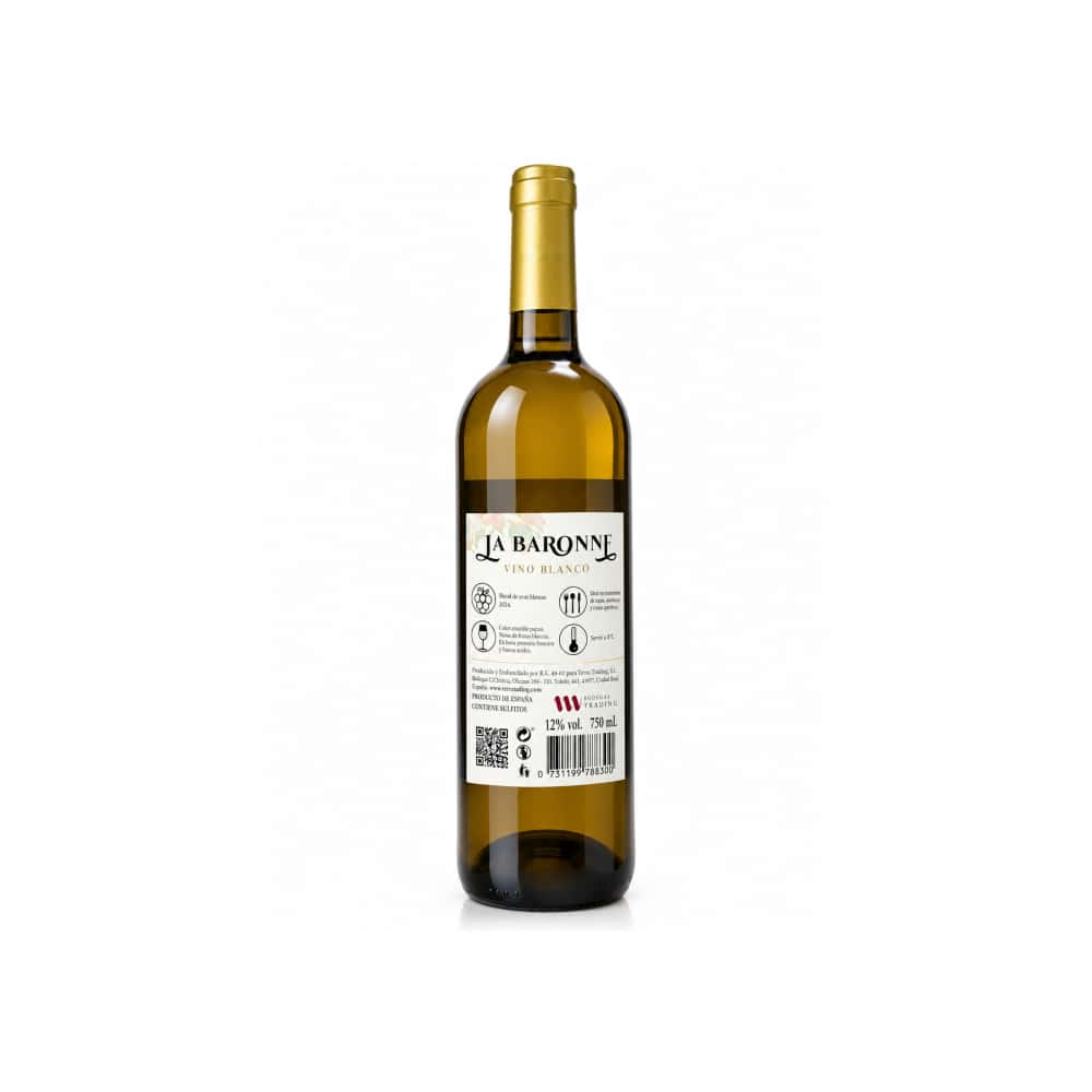 Vino blanco La Baronne (750 ml) 12% Vol - Miniatura 2