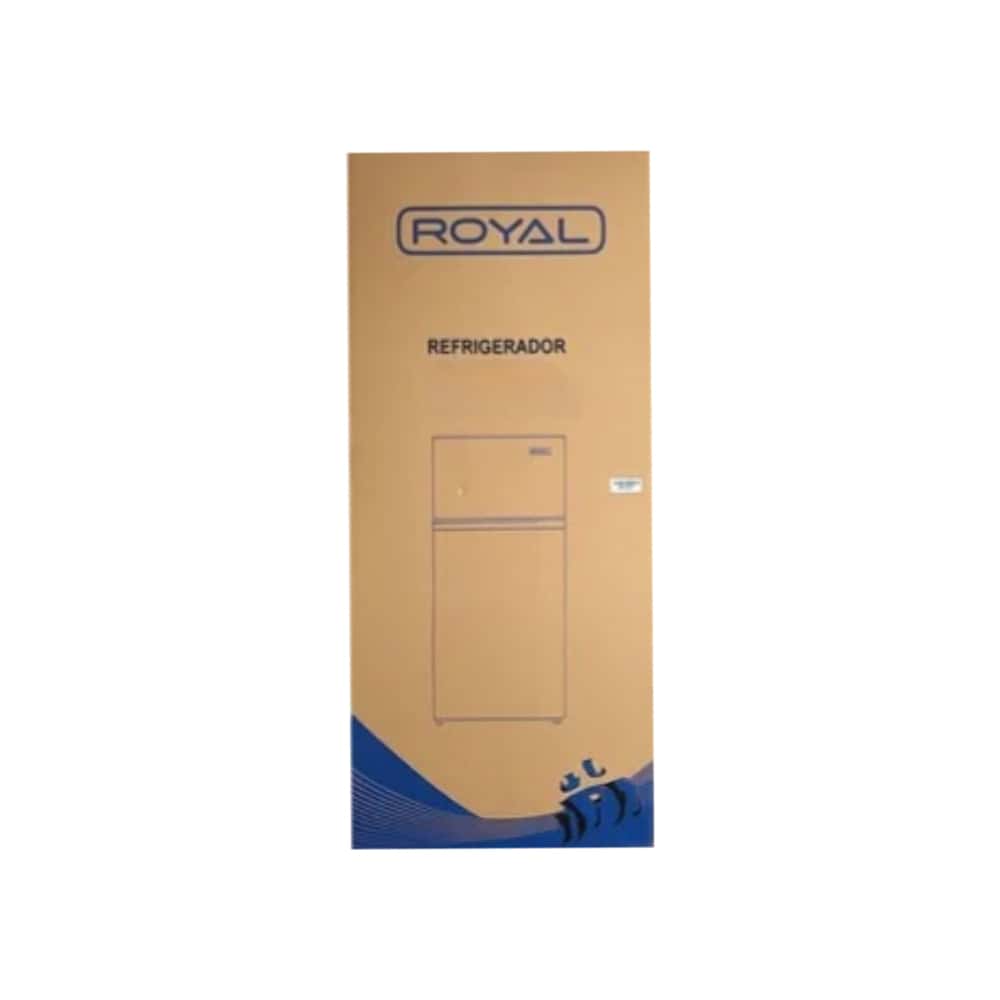 Refrigerador de 7.3 pies cúbicos negro con dos puertas gris oscuro Royal RF73DFS - Miniatura 2
