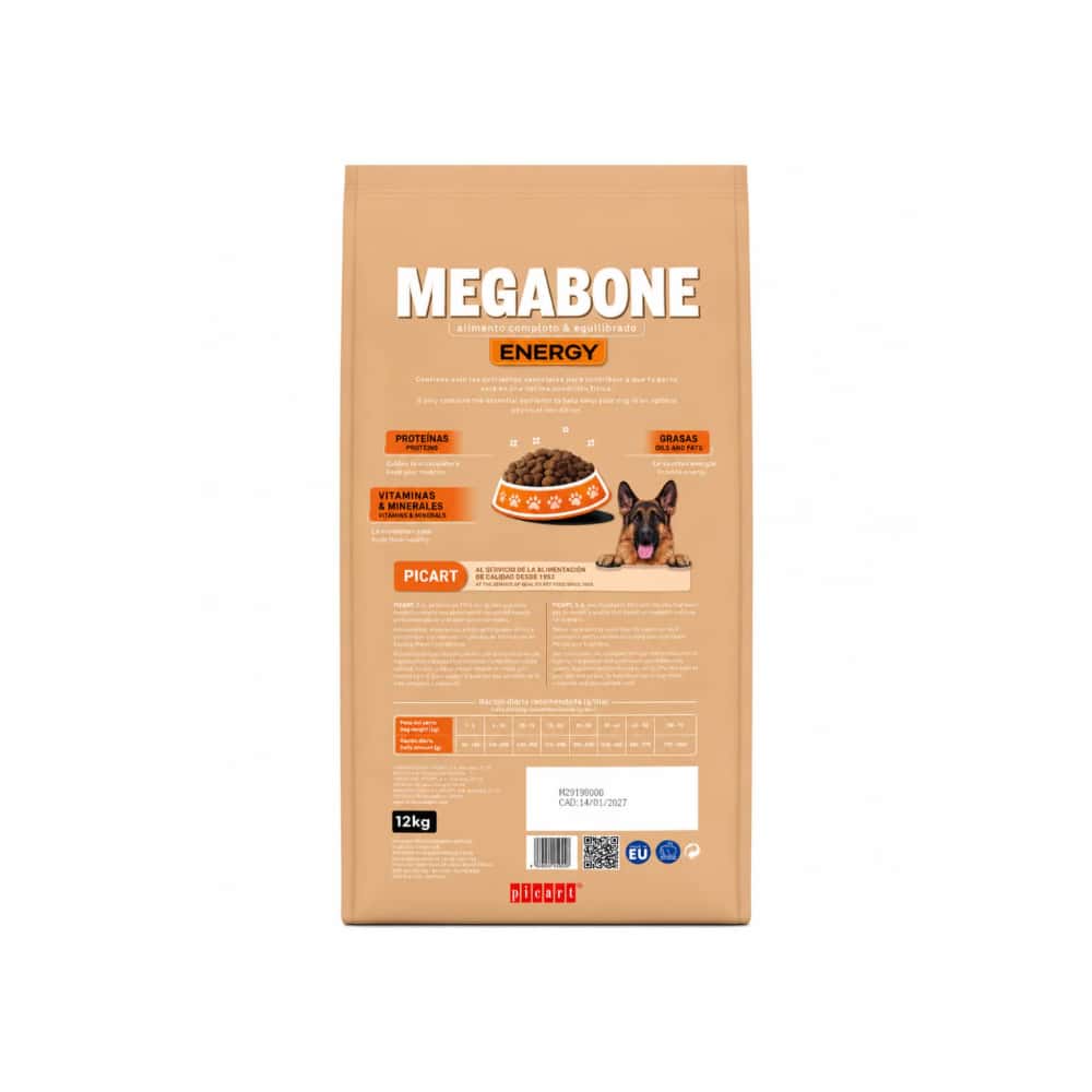 Pienso para perros adultos Energy Megabone (12 kg / 26.4 lb) - Miniatura 2
