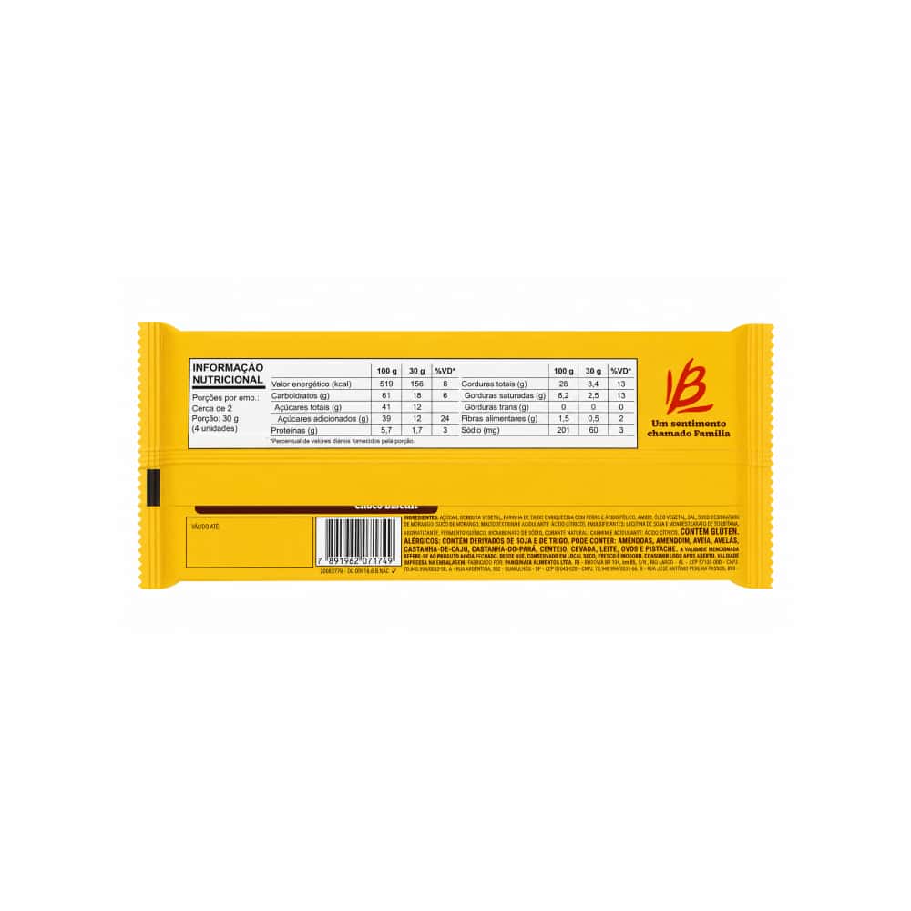 Sorbetos rellenos con crema sabor a fresa Bauducco (70 g / 2.46 oz) - Miniatura 2