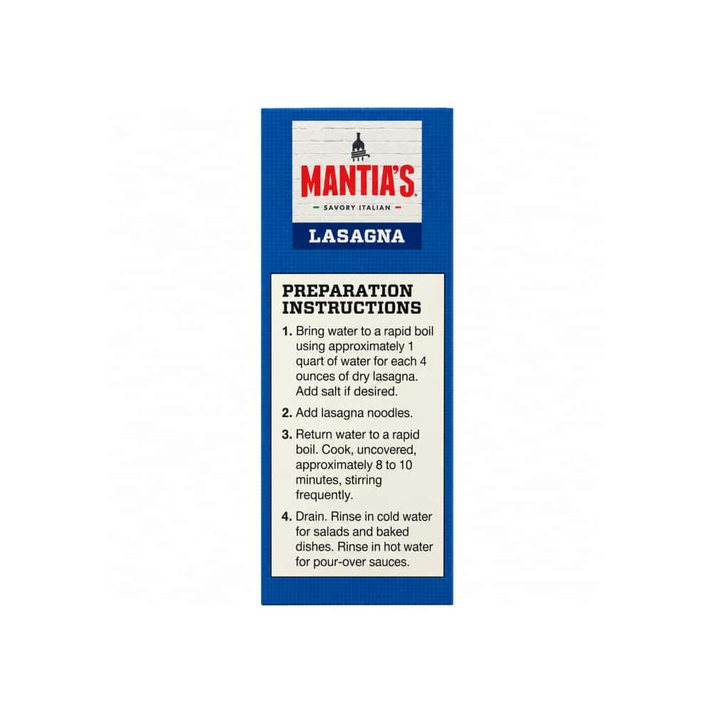 Lasaña italiana Mantia´s (454 g / 1 lb) - Miniatura 7