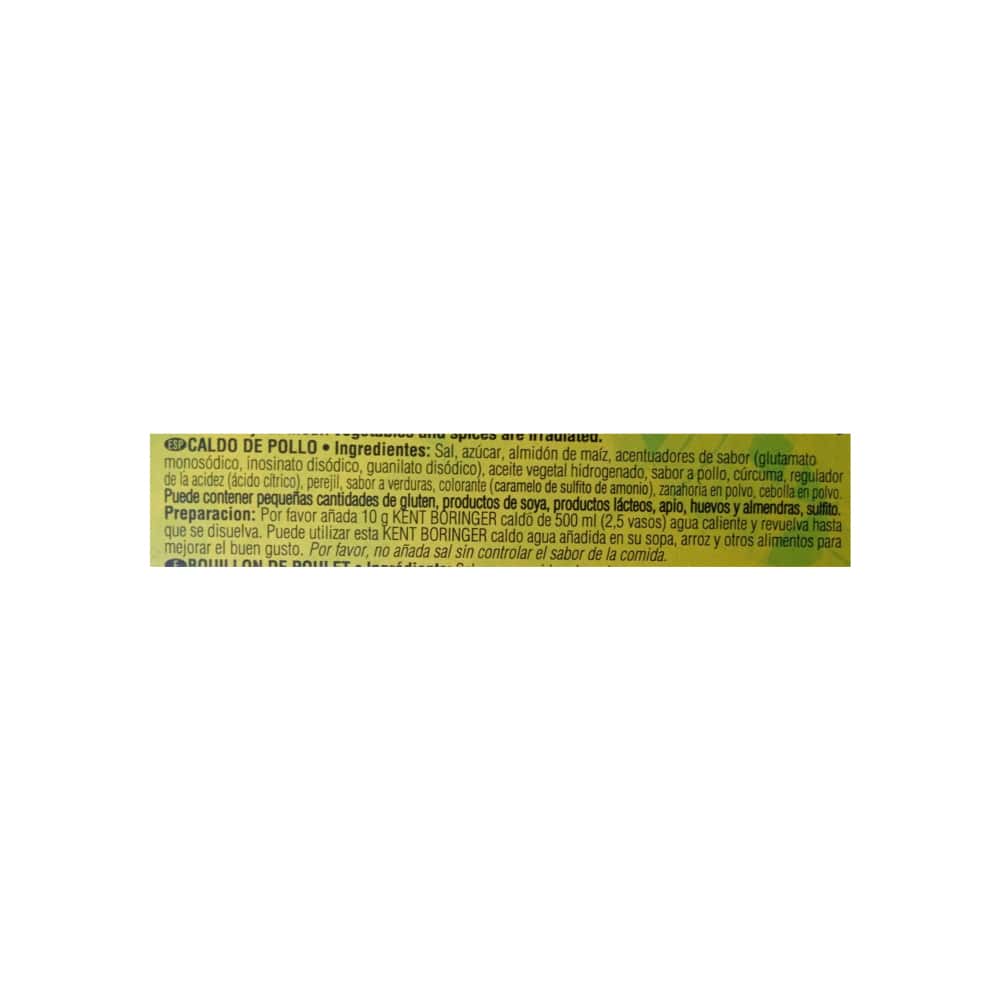 Cuadritos de caldo sabor a pollo Kent Boringer (120 g / 4.23 oz) - Miniatura 4