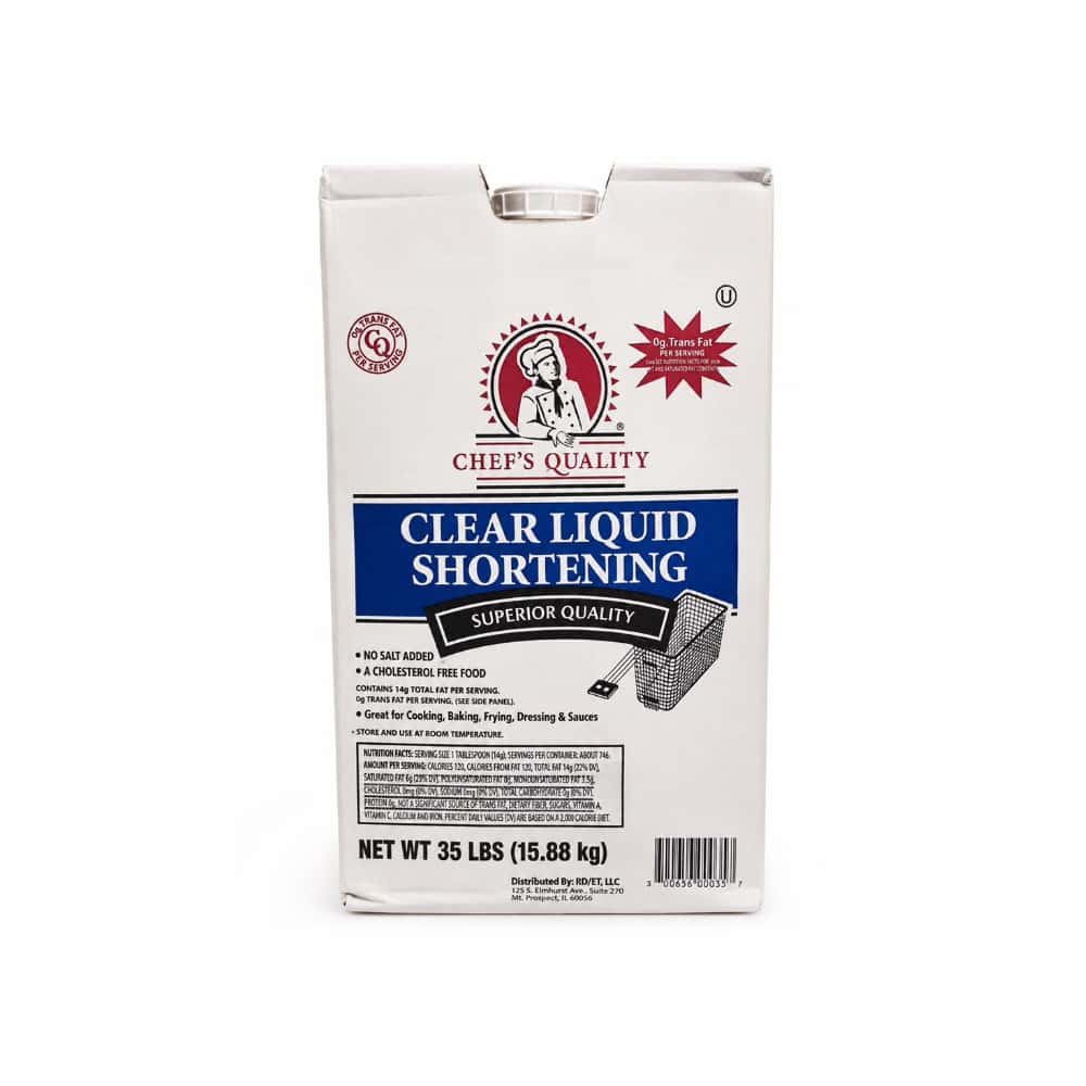 Manteca vegetal líquida transparente Chef´s Quality (15.88 kg / 35 lb) - Miniatura 1