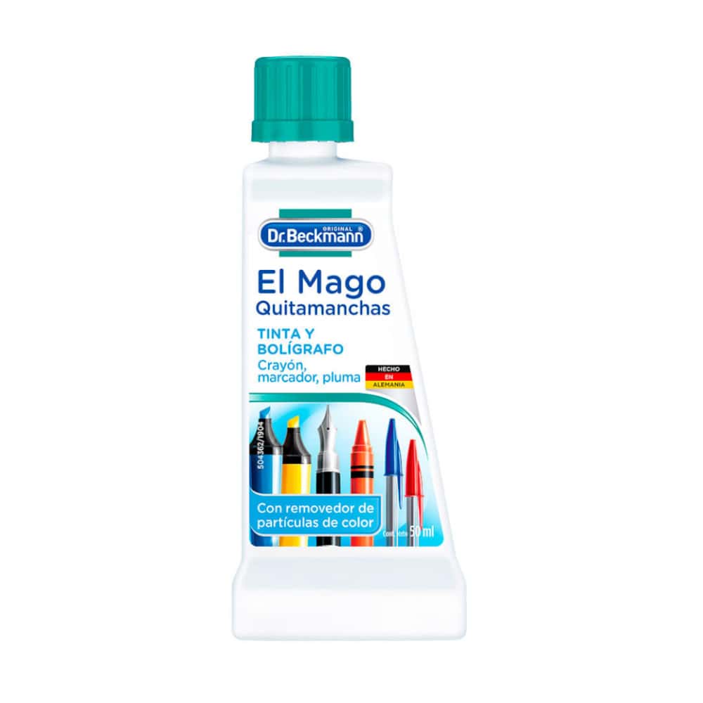 Quitamanchas de tinta y bolígrafo El Mago Dr. Beckmann (50 ml) - Miniatura 2