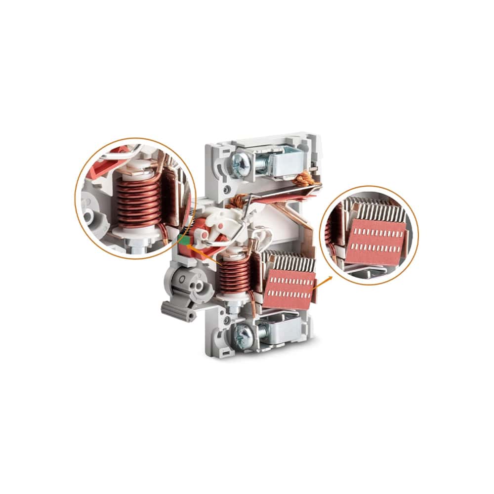 Interruptor - breaker - termomagnético de 16 A 1 polo tipo europeo Troen - Miniatura 3