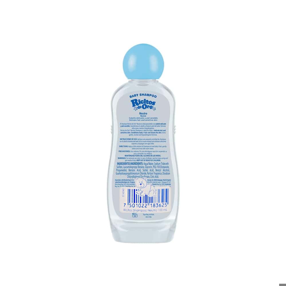 Champú para bebé neutro Ricitos de Oro (100 ml) - Miniatura 3