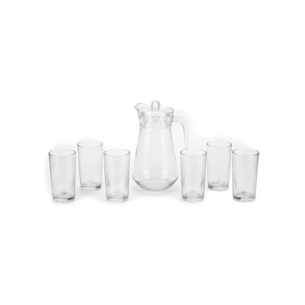 Set de 4 vasos de cristal con jarra Maxim - Miniatura 1