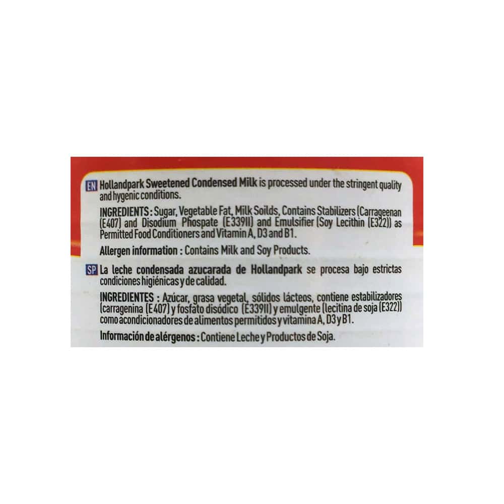 Leche condensada azucarada HollandPark (390 g / 14 oz) - Miniatura 3