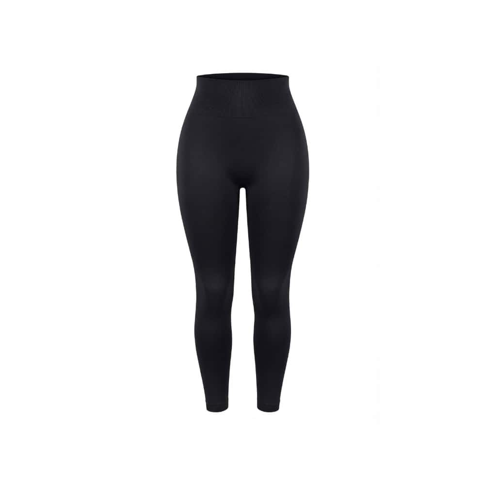 Licra larga de cintura alta color negro Alby (Talla única) - Miniatura 1
