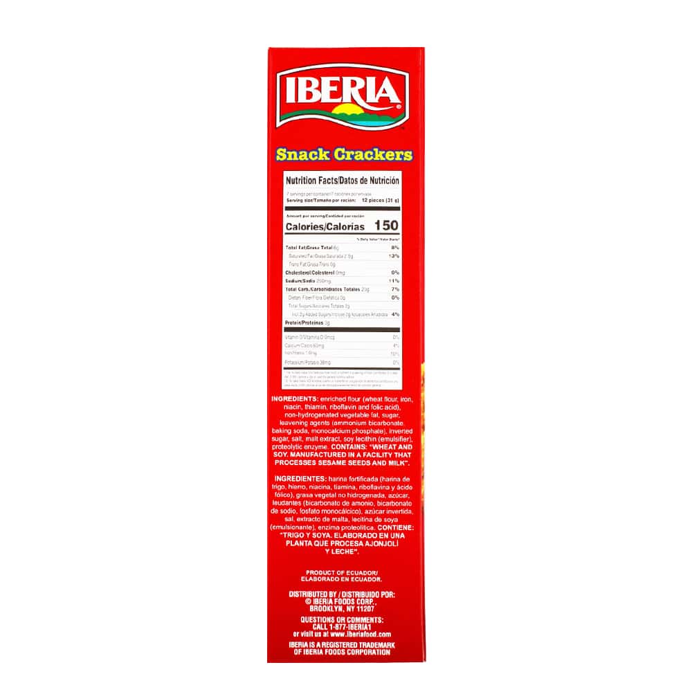 Galletas saladitas Iberia (210 g / 7.41 oz) - Miniatura 3