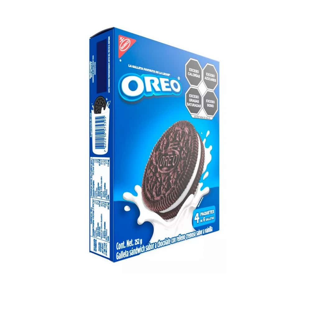 Galleta sándwich sabor a chocolate con relleno cremoso sabor a vainilla Oreo (252 g / 8.8 oz) - Miniatura 2