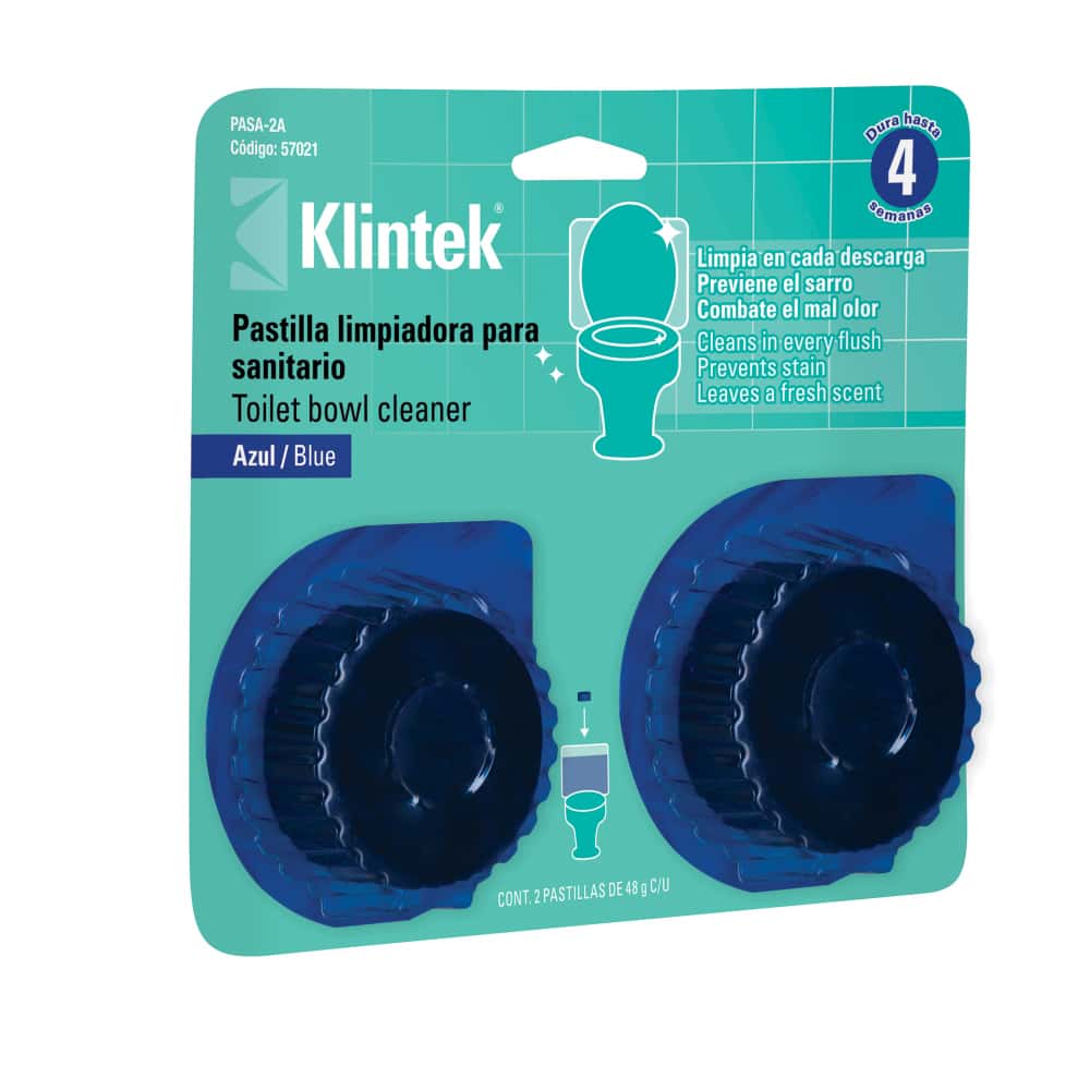 Pastillas limpiadoras para sanitarios Klintek PASA-2A (2 x 48 g / 1.69 oz) - Miniatura 2