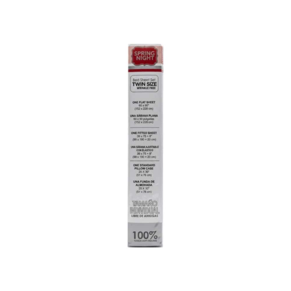 Juego de sábanas tamaño individual de 3 piezas diseño loto Spring Night - Miniatura 2