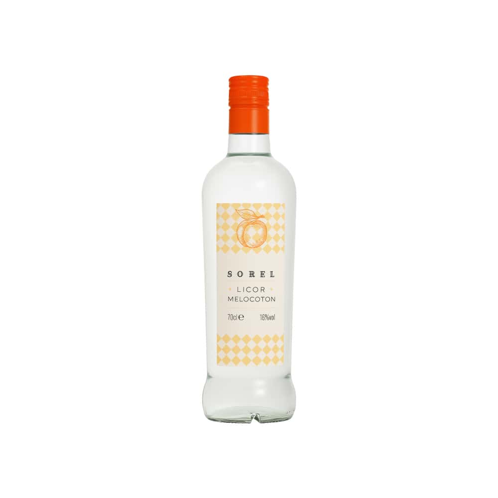 Licor de melocotón 16 % vol Sorel (700 ml) - Miniatura 1
