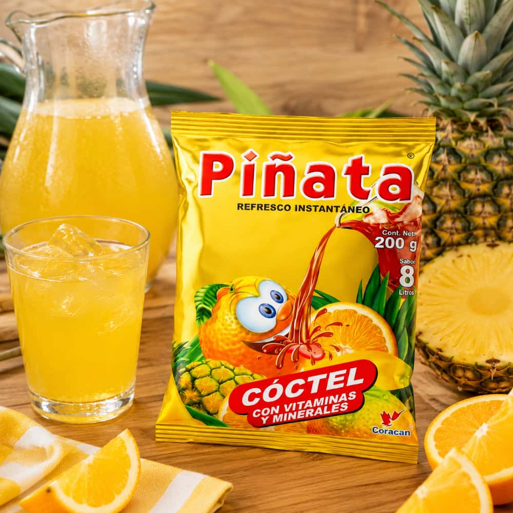 Refresco instantáneo sabor cóctel Piñata (200 g / 7 oz) - Miniatura 4