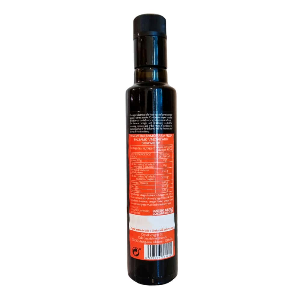Vinagre balsamico a la fresa Yuca´s (250 ml) - Miniatura 2