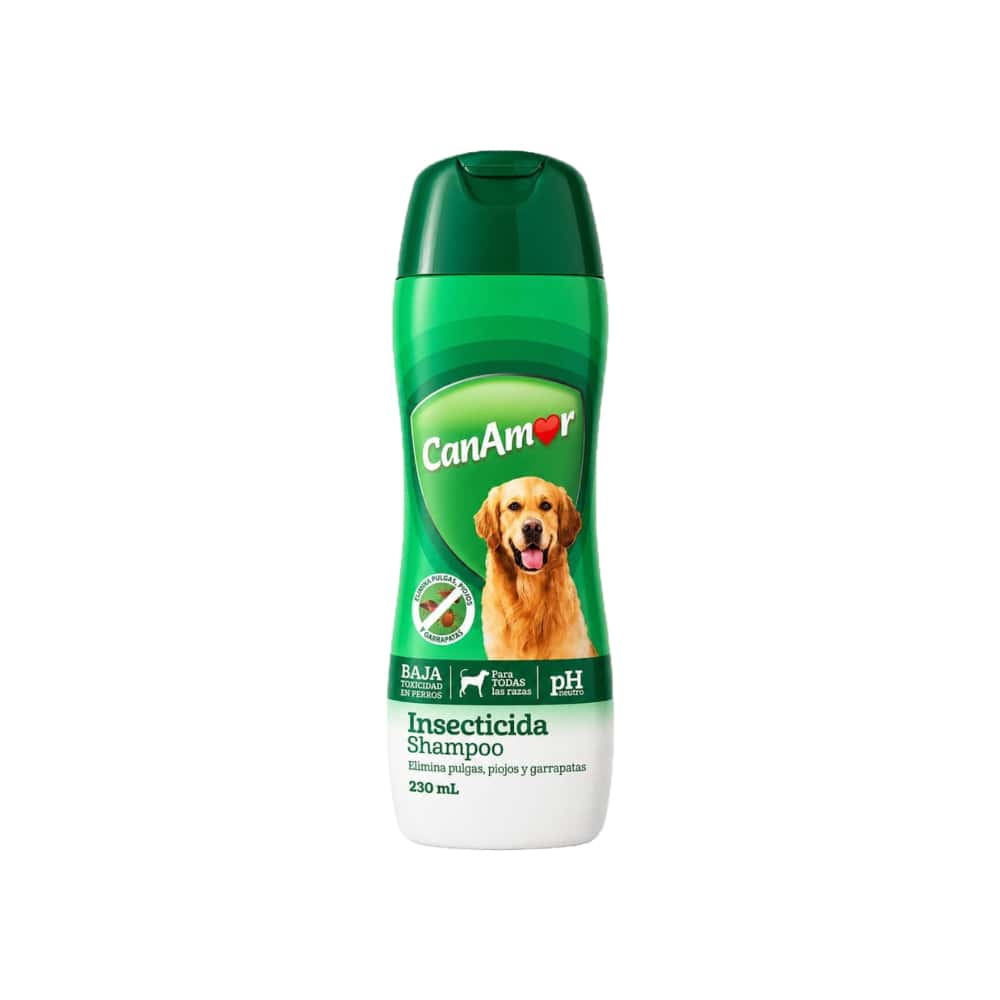 Shampoo Insecticida para perros de todas las razas CanAmor (230 ml / 7.77 oz) - Miniatura 1