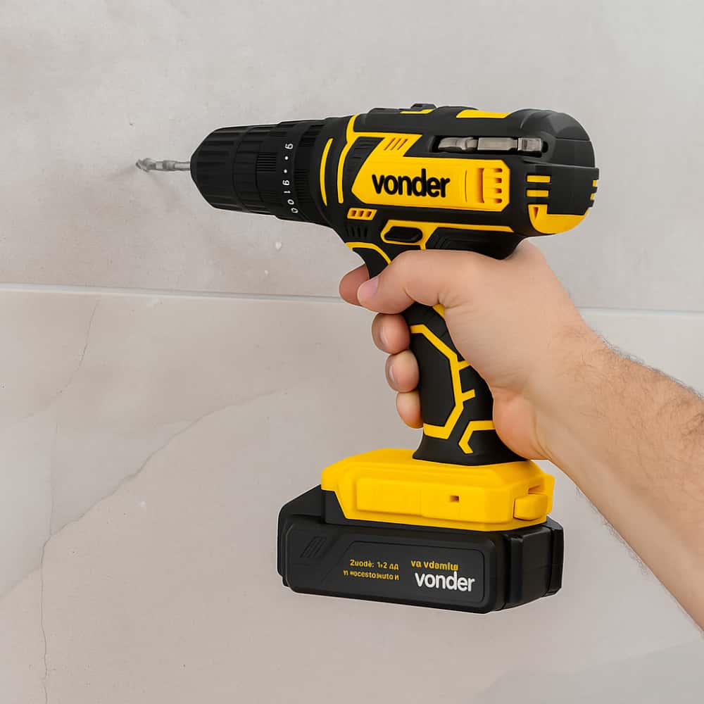 Taladro atornillador de 20 V a batería con impacto PFV020I Vonder - Miniatura 5