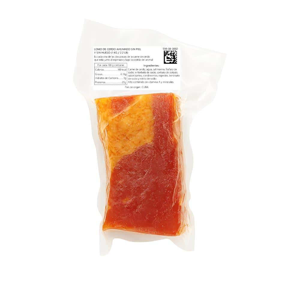 Lomo de cerdo ahumado sin piel y sin hueso El Favorito (1 kg / 2.2 lb) - Miniatura 4