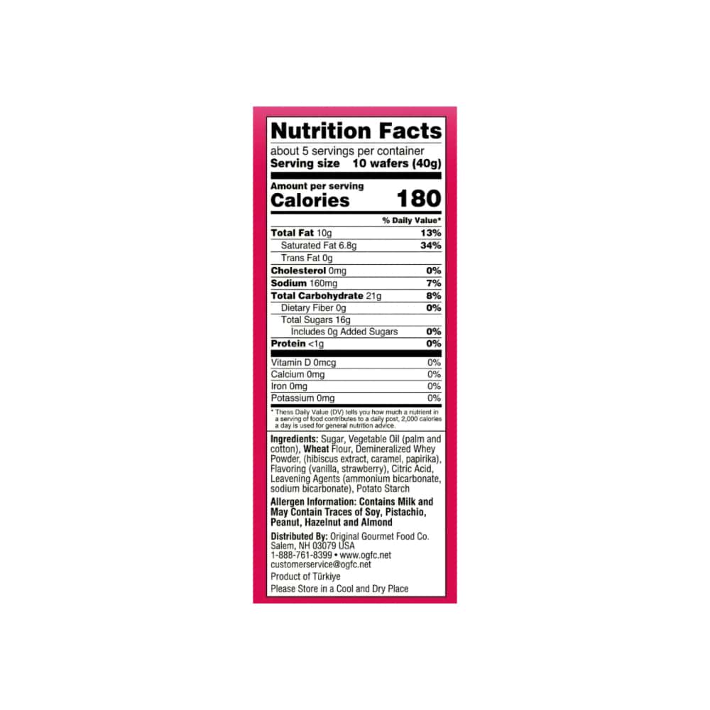 Sorbetos rellenos con crema de fresa Original Gourmet (200 g / 7.05 oz) - Miniatura 3