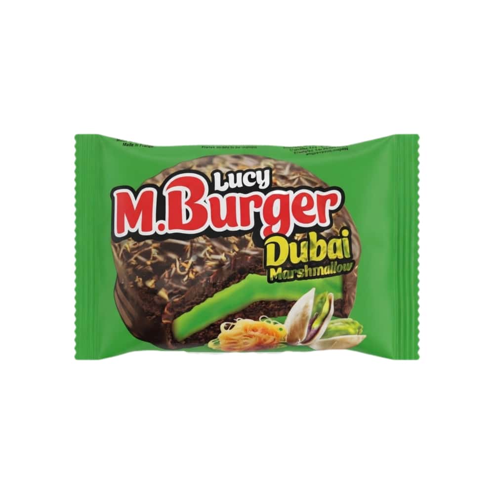 Alfajor de chocolate relleno de crema de pistacho y malvavisco M. Burger Simsek (40 g / 1.41 oz) - Miniatura 1