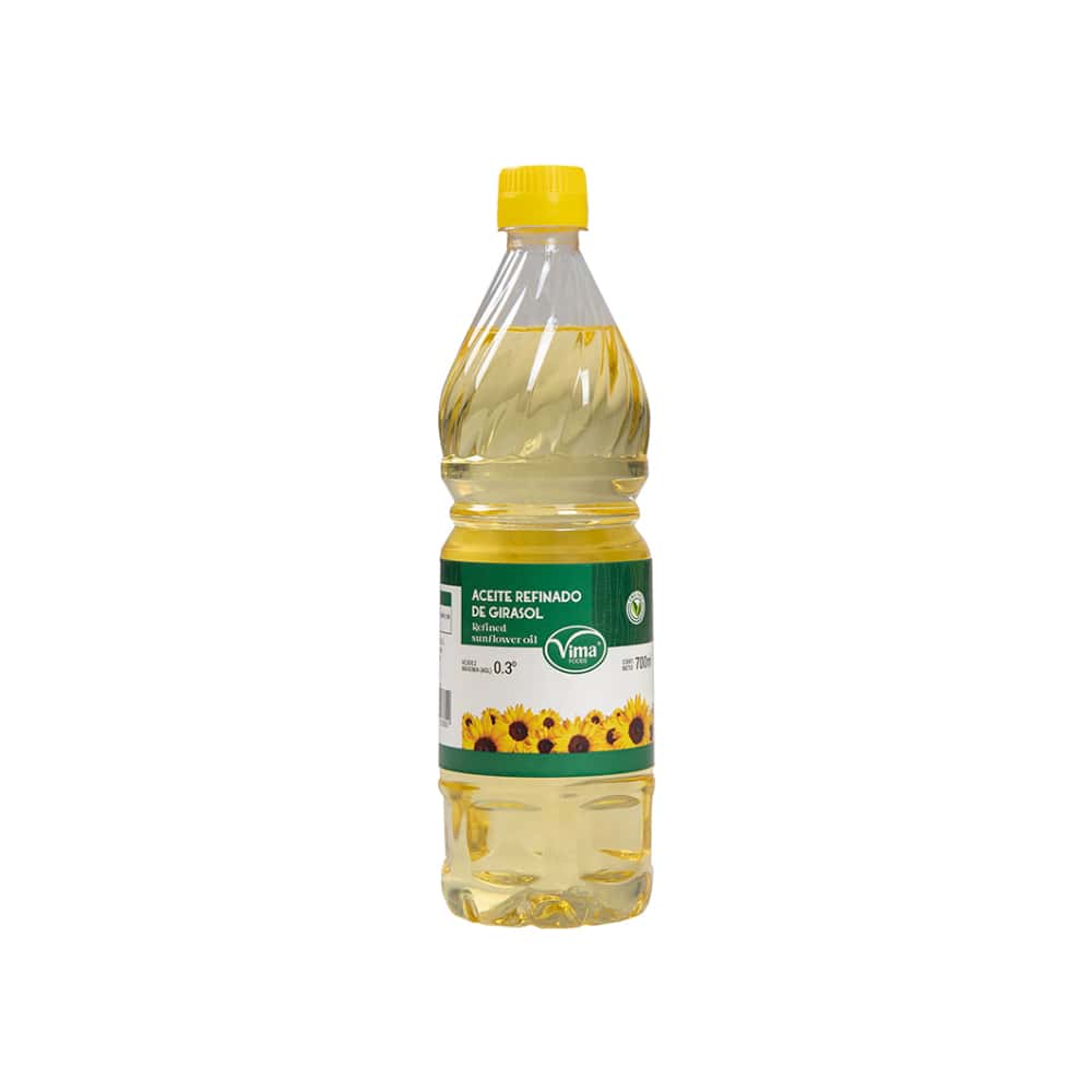 Aceite refinado de girasol Vima Foods (5 x 700 ml) - Miniatura 4