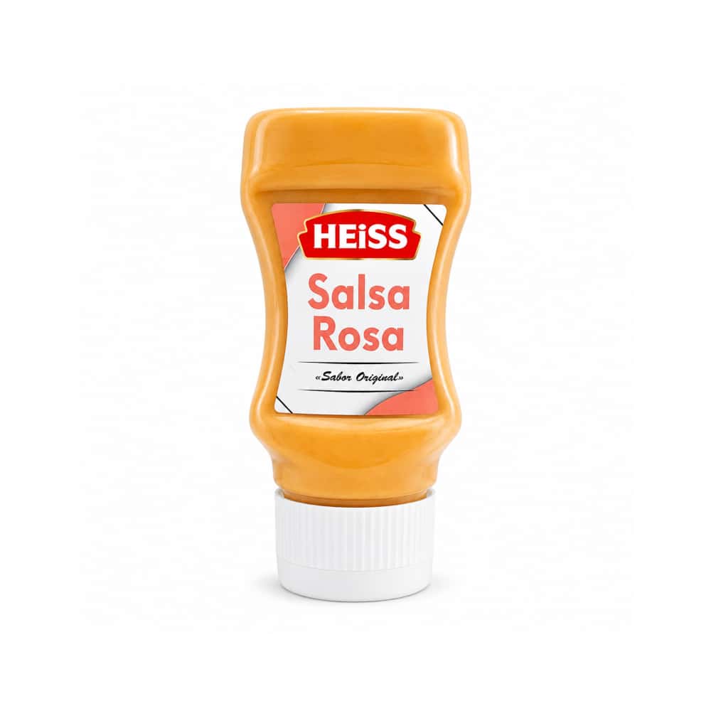 Salsa rosa sabor original HEISS (260 g / 9 oz) - Miniatura 1
