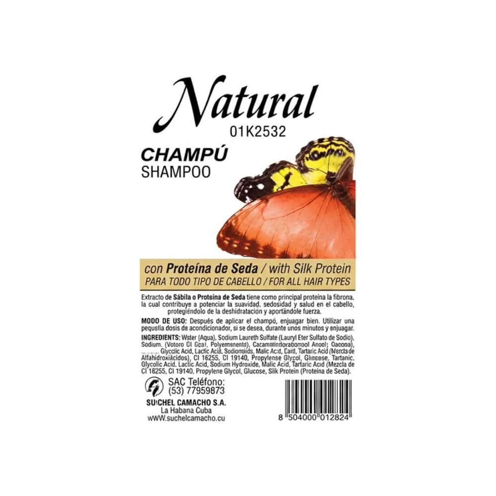 Juego de champú y acondicionador con extracto de proteína de seda para todos los cabellos S&C Natural - Miniatura 3