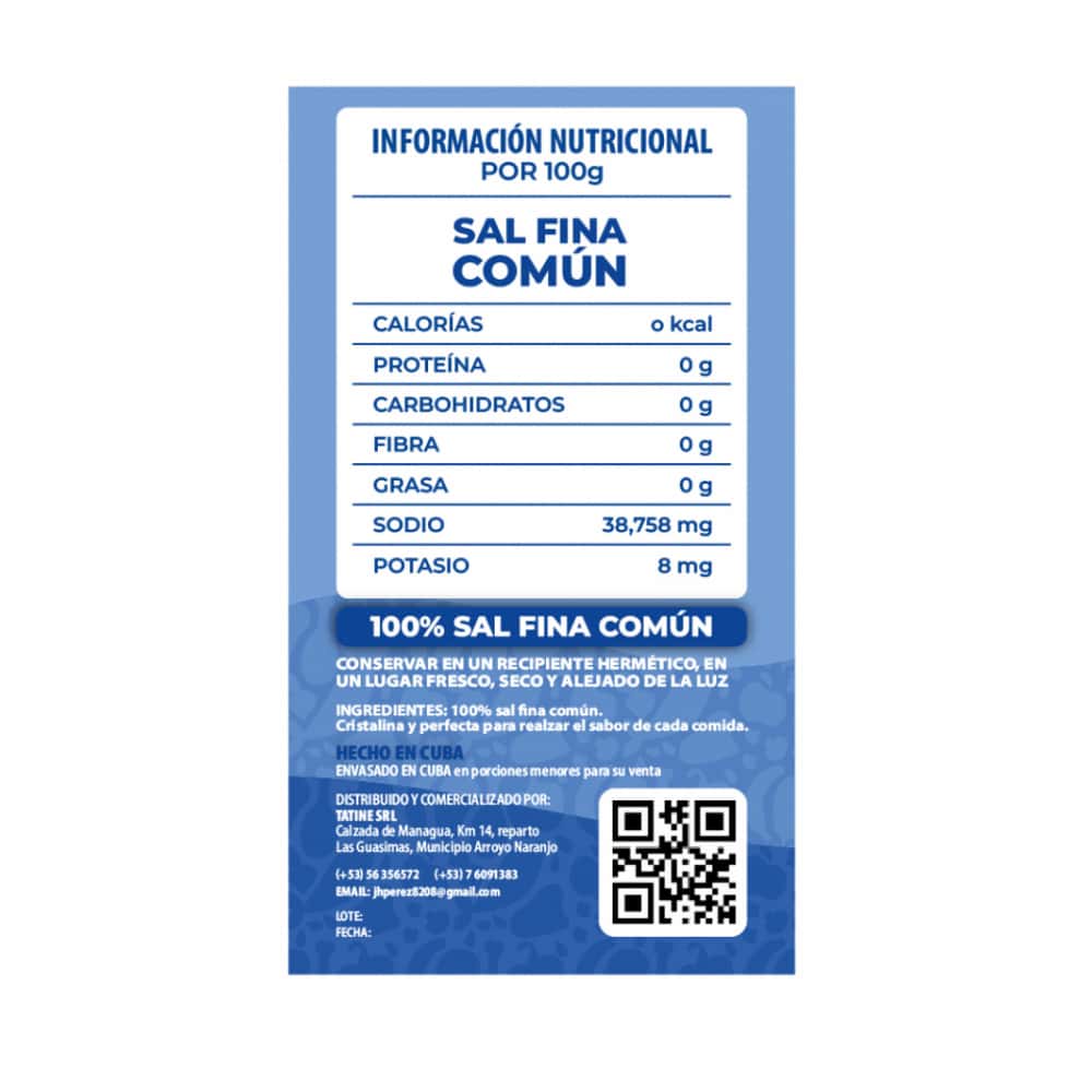 Sal fina común Campo Vivo (3 x 1 kg / 2.2 lb) - Miniatura 2