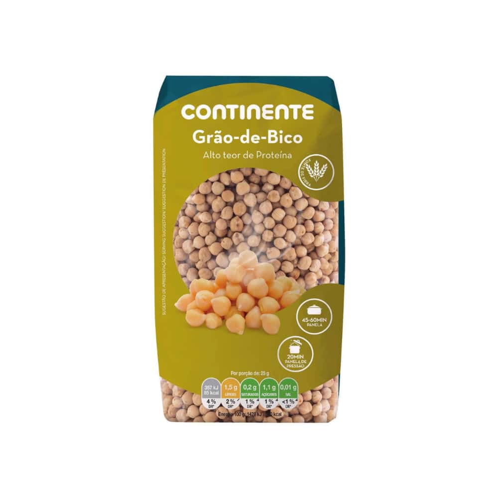 Garbanzos Continente (500 g / 1.1 lb) - Miniatura 1