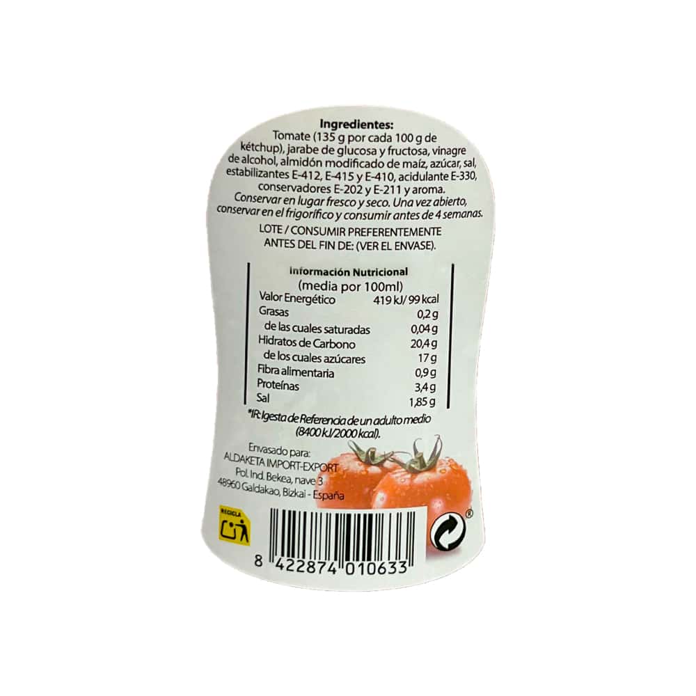 Ketchup Aldaketa (300 g / 10.58 oz) - Miniatura 3