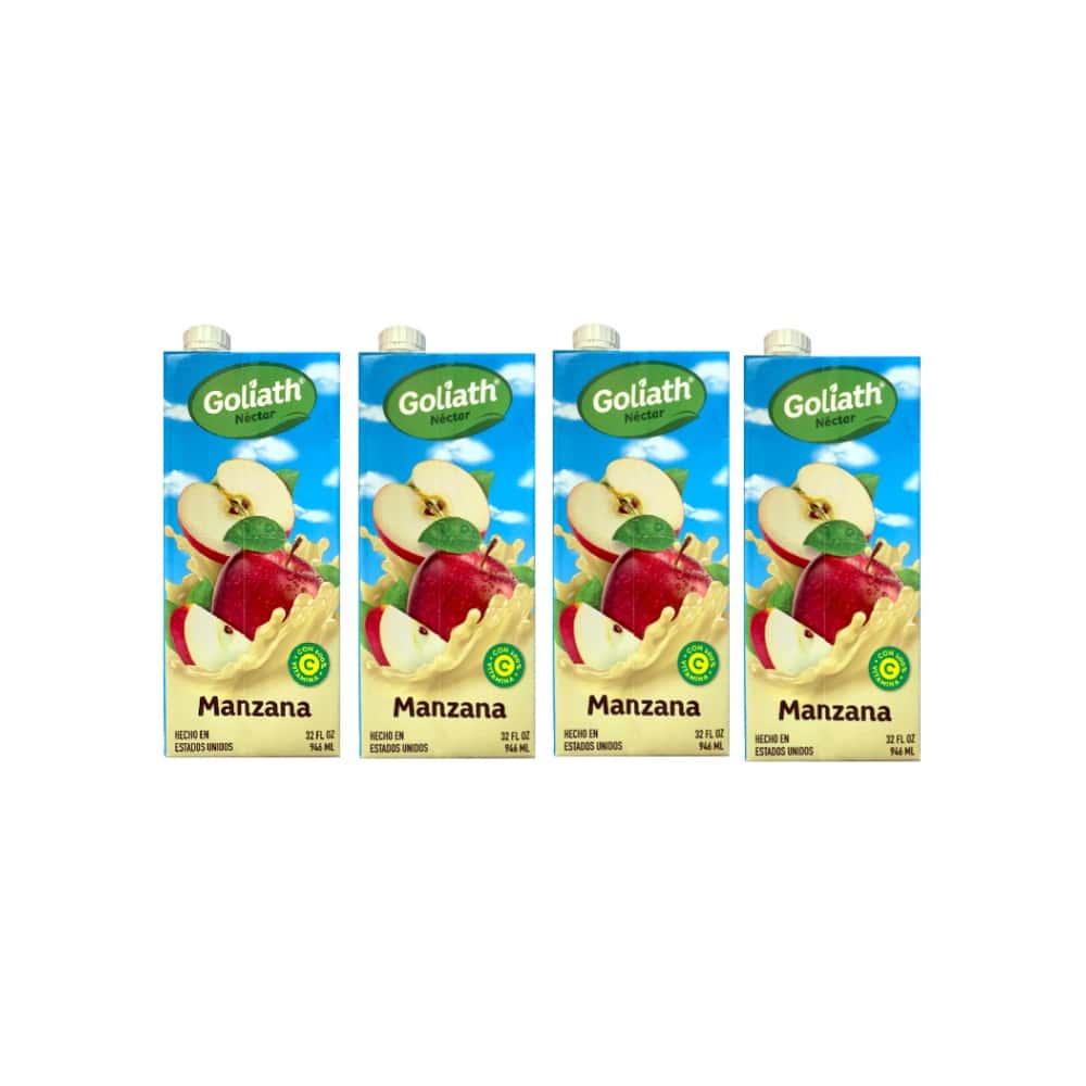 Jugo de manzana Goliath (4 x 946 ml / 32 fl oz) - Miniatura 1