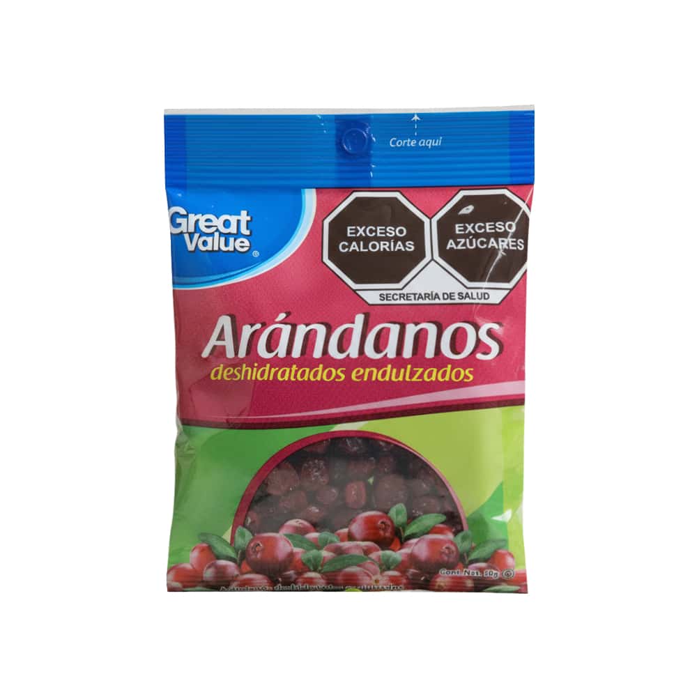 Arándanos deshidratados endulzados Great Value (50 g / 1.76 oz) - Miniatura 5