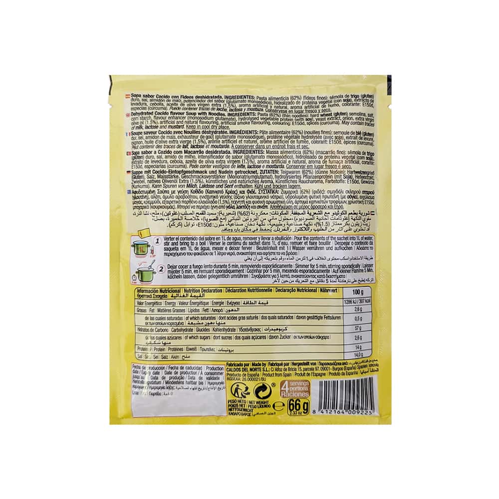 Sopa sabor cocido Calnort (66 g / 2.33 oz) - Miniatura 2