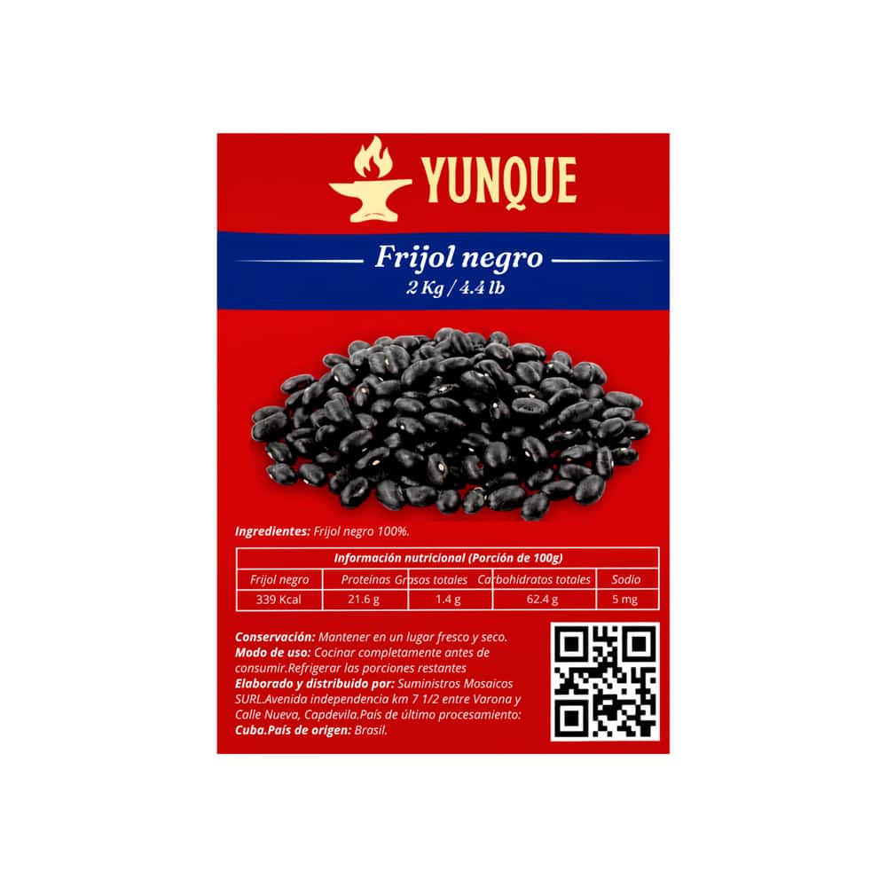 Frijoles Negros Yunque (2 kg / 4.4 lb) - Miniatura 3