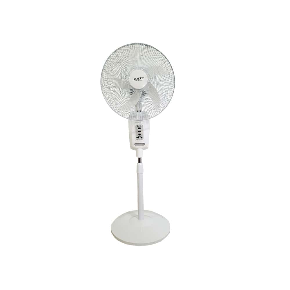 Ventilador recargable de pedestal de 16" con lámpara integrada Sankey FN-17BAT10 - Miniatura 1