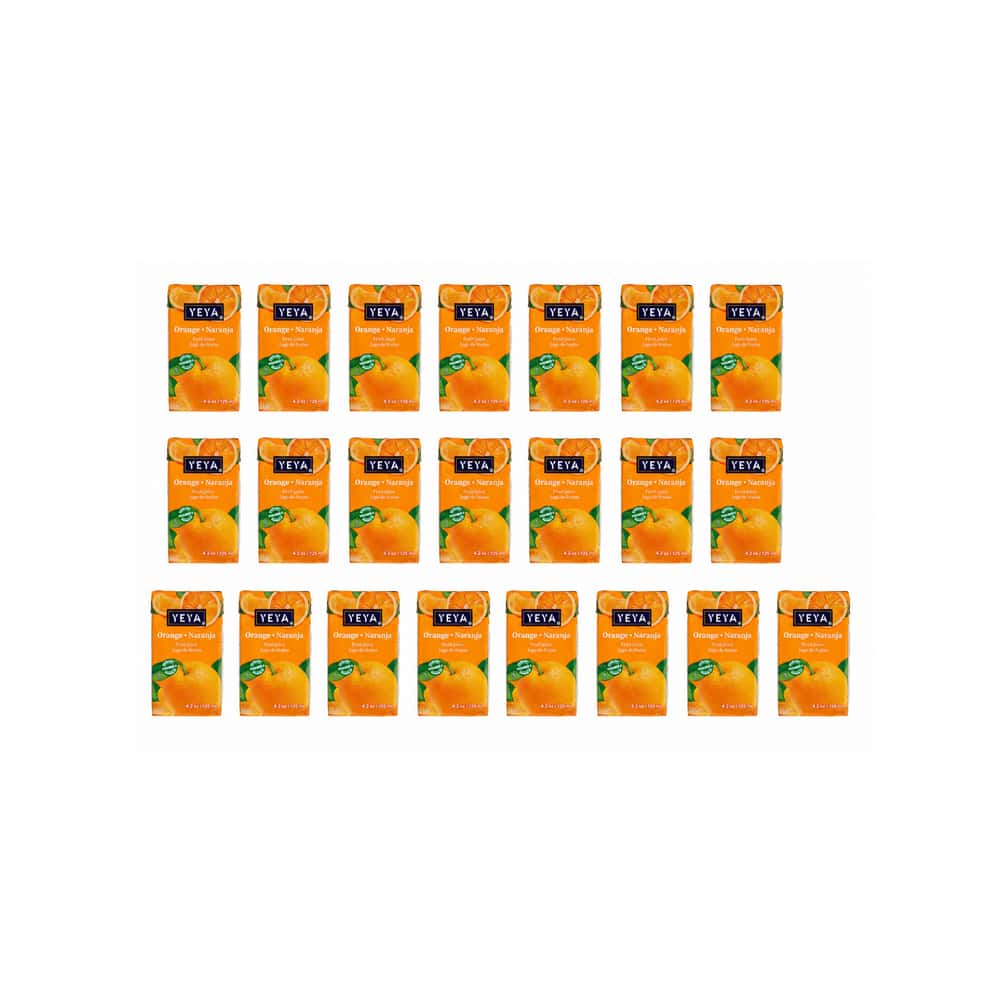 Jugo de frutas sabor naranja YEYA (22 x 125 ml / 4.2 oz) - Miniatura 1
