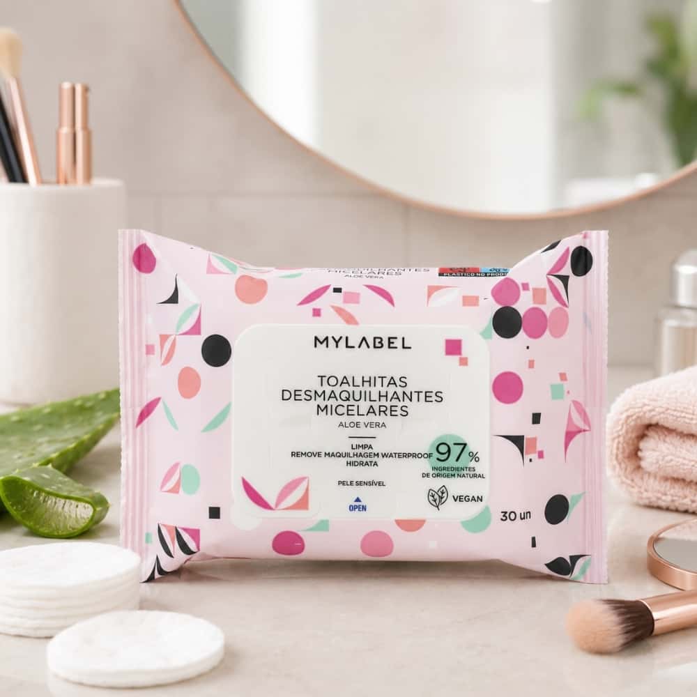 Toallitas desmaquillantes micelares MYLABEL (30 U) - Miniatura 3