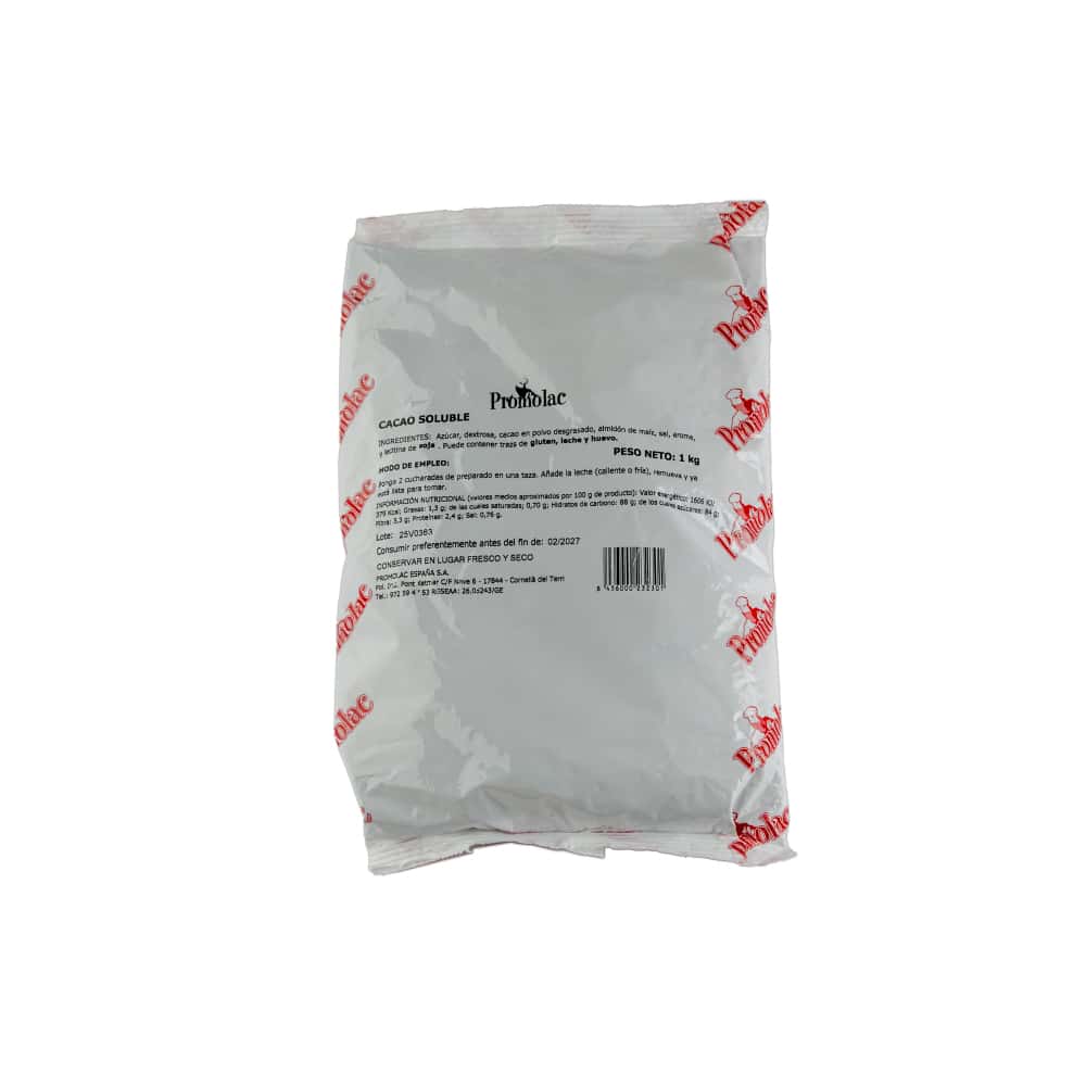 Chocolate en polvo Promolac (1 kg / 2.2 lb) - Miniatura 1