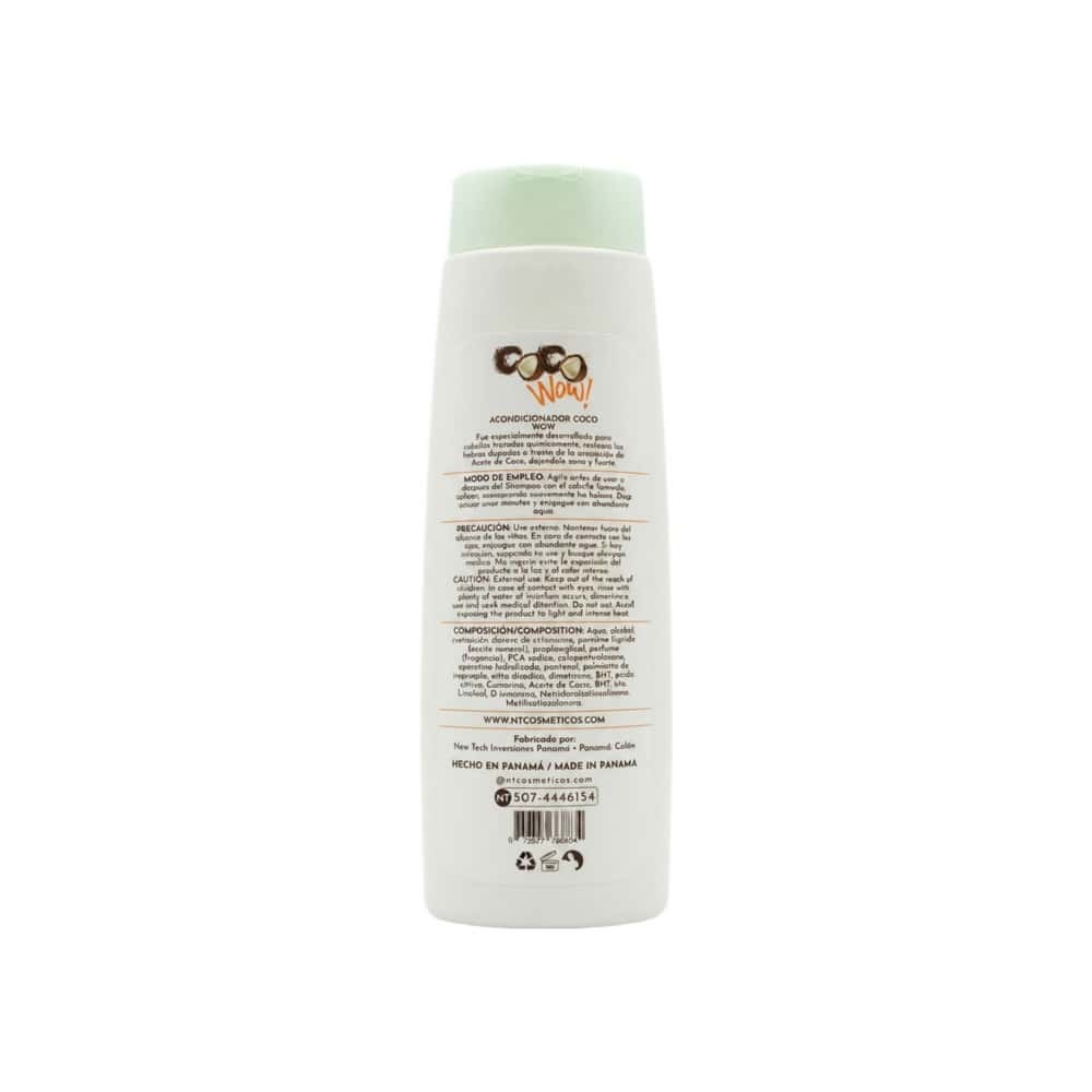 Juego de champú y acondicionador brasileño de coco sin sal NT (2 x 500 ml) - Miniatura 3