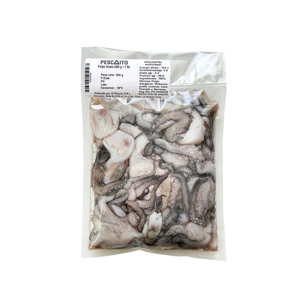 Pulpo limpio Pescaito (454 g / 1 lb) - Miniatura 2