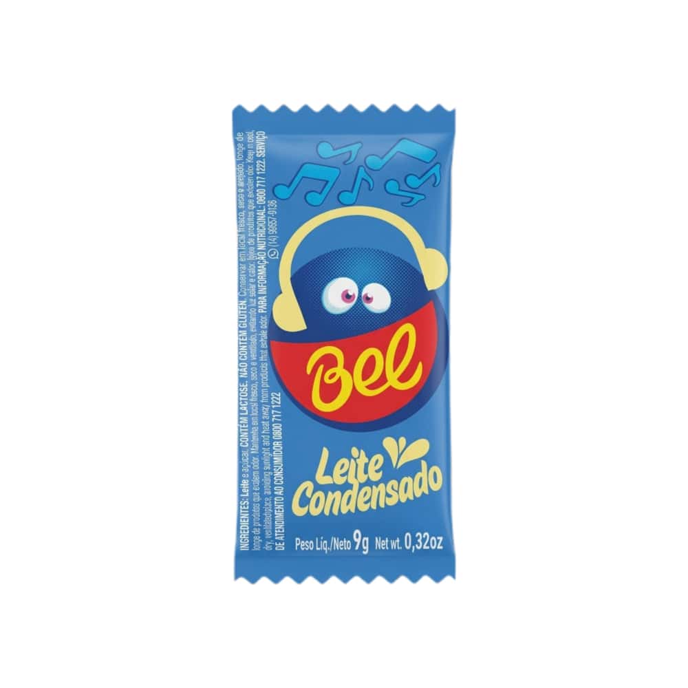 Bombón de chocolate relleno de crema de leche condensada Bel (9 g / 0.32 oz) - Miniatura 2