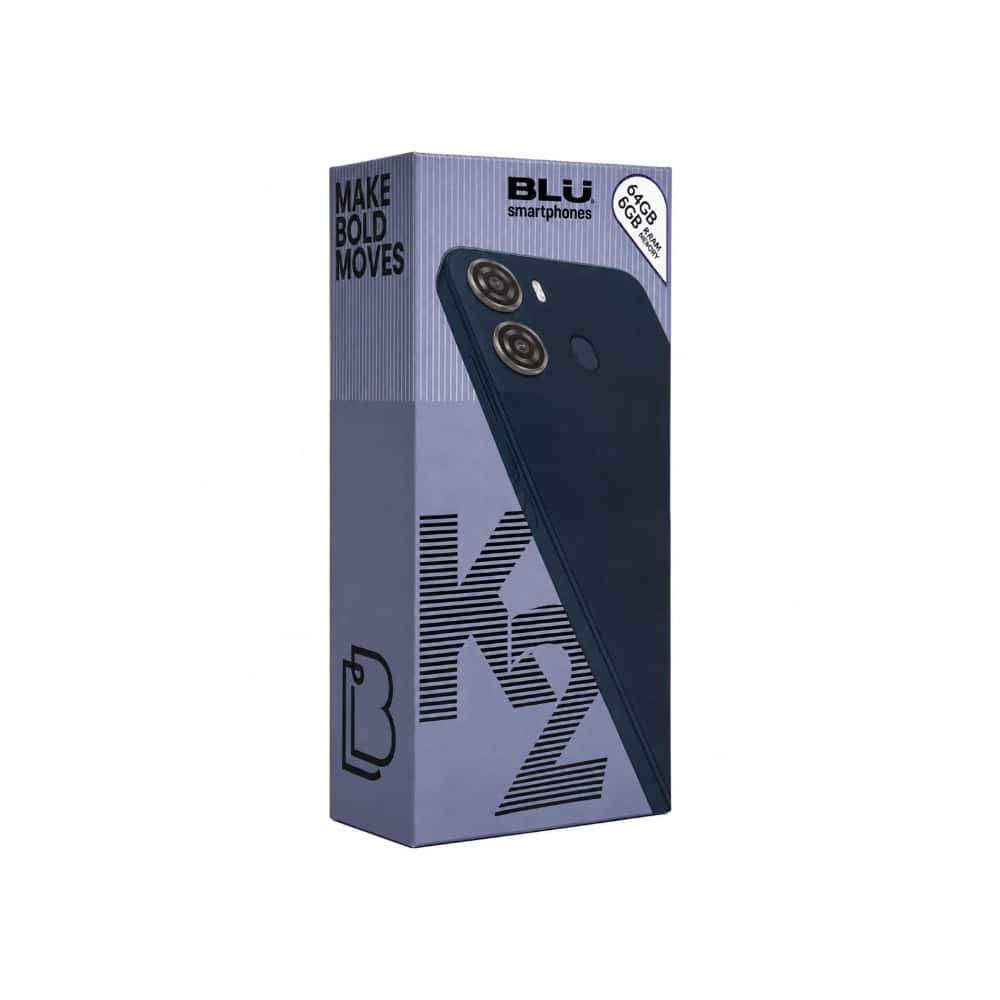 Celular color negro azulado 64 GB ROM/ 8 GB RAM BLU K2 - Miniatura 3