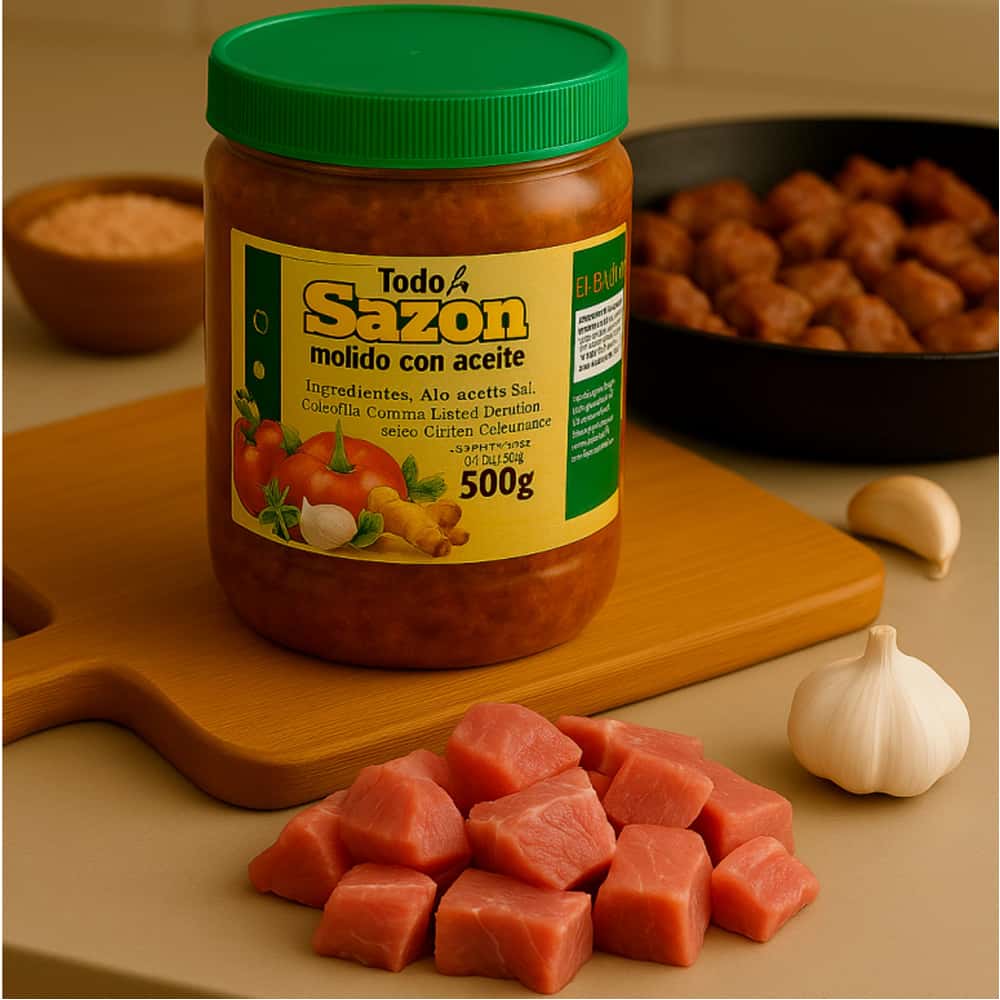 Todo sazón molido con aceite El Roble (500 g / 1.10 lb) - Miniatura 5