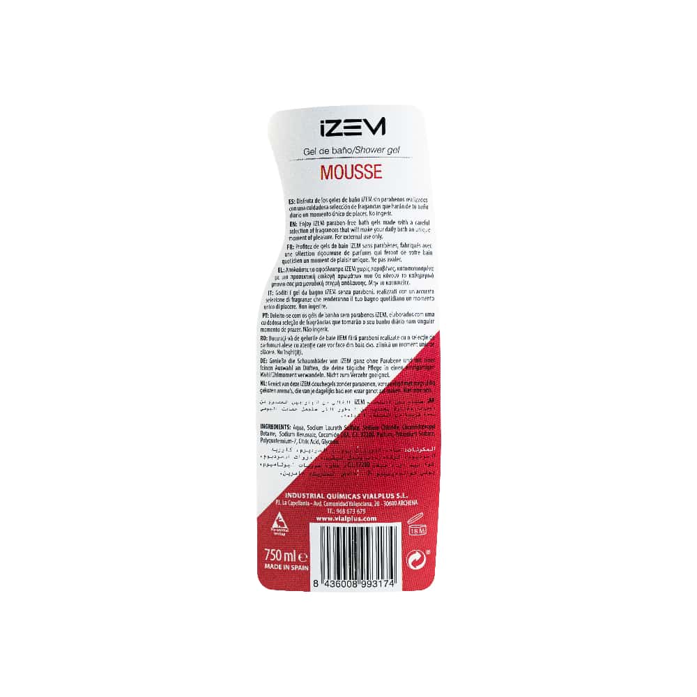 Gel de ducha hipoalergénico Izem (750 ml) - Miniatura 3
