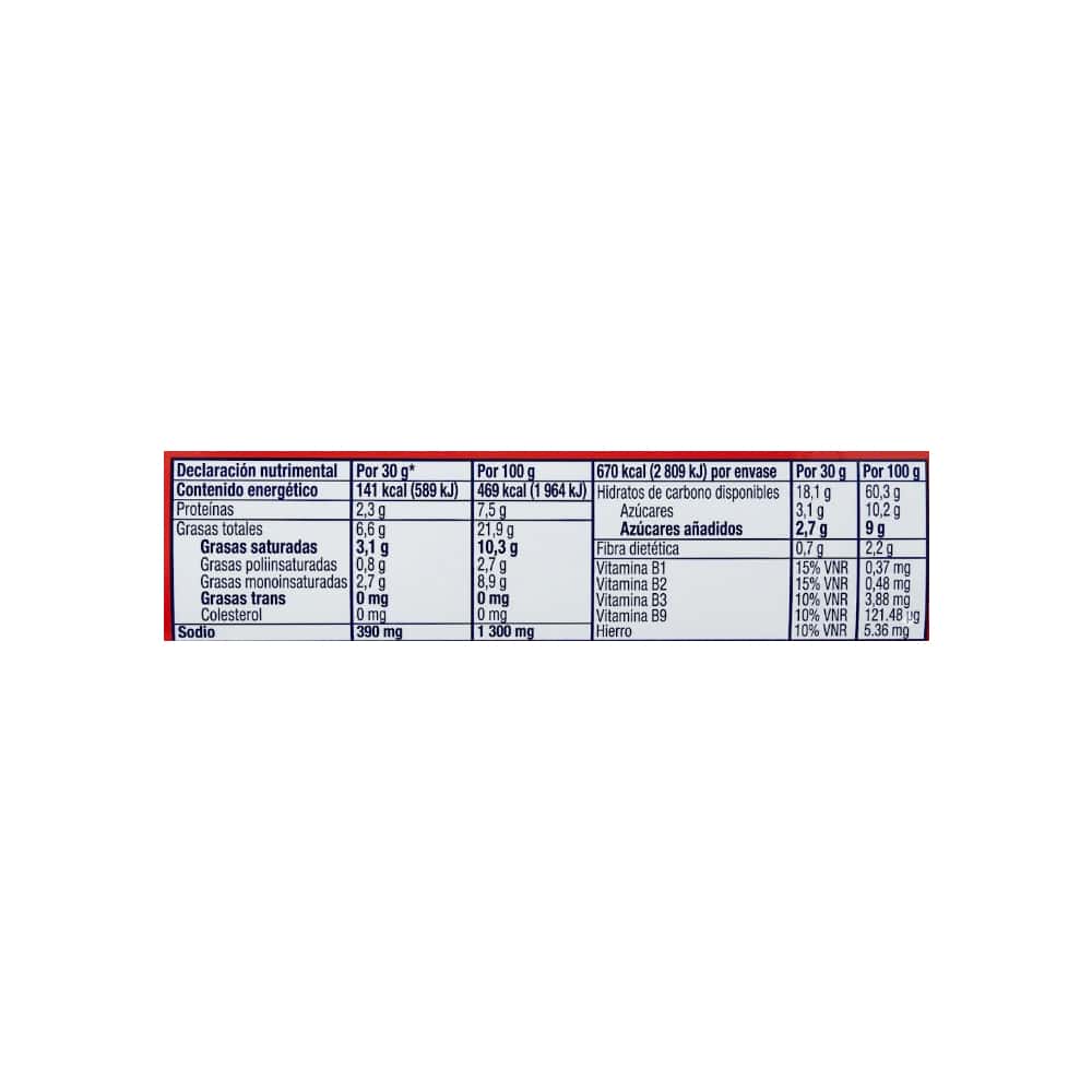 Galletas saladas sabor mantequilla Dips Dondé (143 g / 5.04 oz) - Miniatura 3